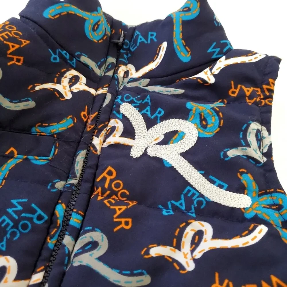 NWT Rocawear | Logo Print Embroidered Puff Vest